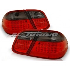 Feux Arrière Mercedes CLK W208 03.97-04.02 à Leds Rouge/Fumé