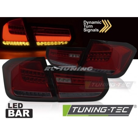 Feux Arrière LED BAR SEQ fumé pour BMW F30 11-15