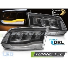 Phares Avant LED DRL pour Dodge Ram 09-18