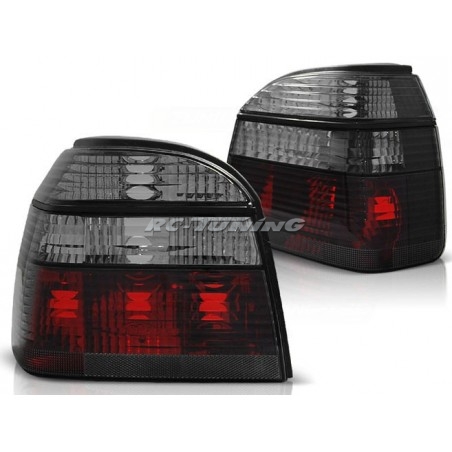 Rear Lights VW Golf 3 09.91-08.97 Red/Smoked