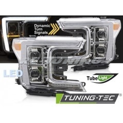 LED Tube Light Front Headlights For Ford F150 MK13 17-20