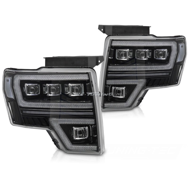 LED DRL SEQ Scheinwerfer für Ford F150 MK12 08-14 LPFOA2