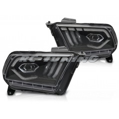 LED DRL Front Headlights for Ford Mustang 10-13