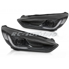 LED DRL Front Headlights For Ford Focus MK3 14-18