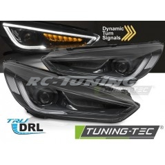 LED DRL Front Headlights For Ford Focus MK3 14-18