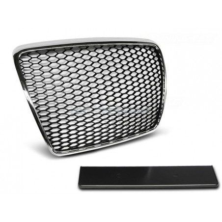 Chromgrill Audi A6 C6 RS-Style 09-11 GRAU14