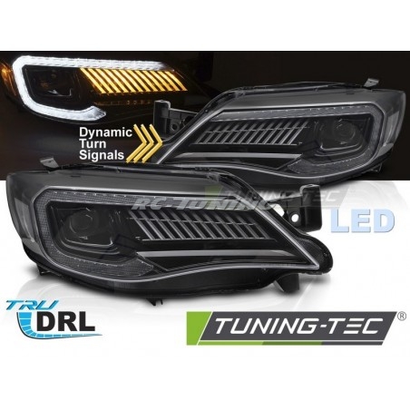 Tube Light LED Headlights for Subaru WRX 08-14