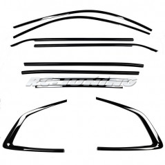 Baguettes, contour de portes noir kit pour BMW X3 G01 2017-