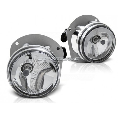 Mercedes W204 07-10 Chrome Fog Lights