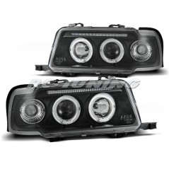 Angel Eyes Frontscheinwerfer Audi 80 B4 09.91-04.96 Schwarz