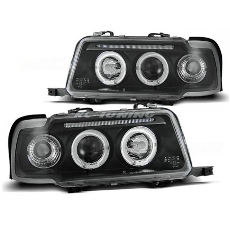 Phares Avant Angel Eyes Audi 80 B4 09.91-04.96 Noir