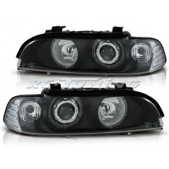 Angel Eyes Frontscheinwerfer BMW Serie 5 E39 Limousine 09.95-06.03 Schwarz