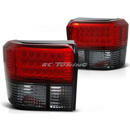 Feux Arrière VW T4 90-03.03 à Leds Rouge/Fumé