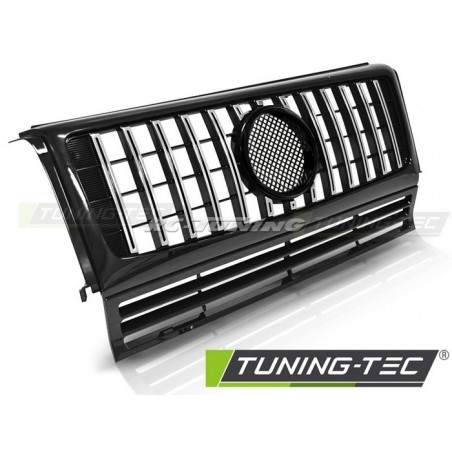 Sport look grille for Mercedes W463 90-12 black/chrome