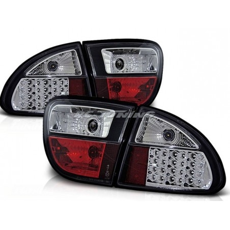 Seat Leon 04.99-08.04 Rear Lights with Black Leds