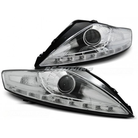 Front Headlights Daylight Ford Mondeo 07.07-11.10 Chrome