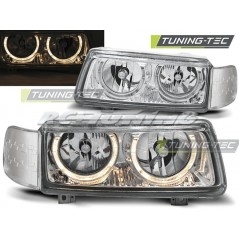 Angel Eyes Front Headlights Volkswagen Passat B4 11.93-05.97 Chrome