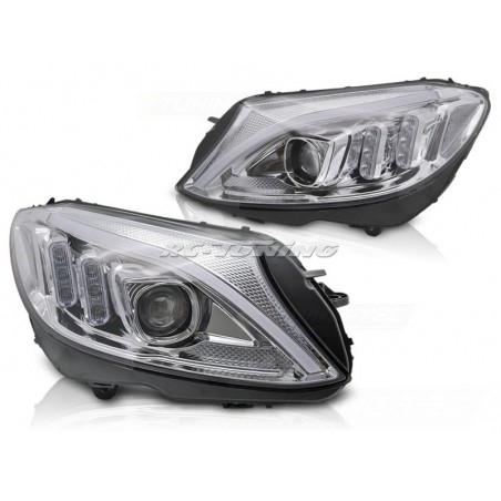 LED tube headlights for Mercedes W205 14-18