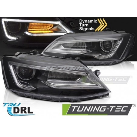 Tube Light headlights for VW Jetta VI 11-18