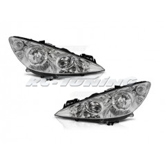 Chrome headlights for Peugeot 308 07-10