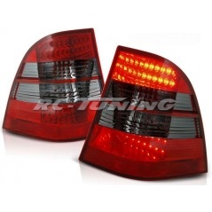 Feux Arrière Mercedes ML W163 03.98-05 à Leds Rouge/Fumé