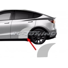 Transparent rear door protective film for Tesla Y