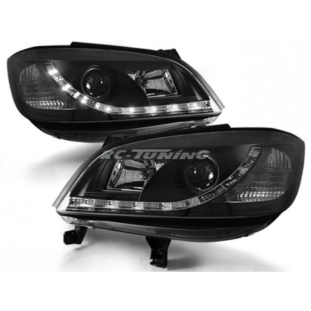 Daylight Headlights Opel Zafira 04.99-06.05 Black