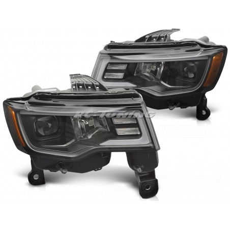 Tube Light headlights for Jeep Grand Cherokee 16-21