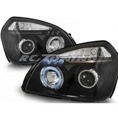 Angel Eyes Frontscheinwerfer Hyundai Tucson 07.04-10 Schwarz