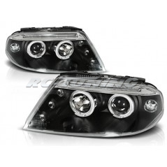 Angel Eyes Front Headlights Volkswagen Passat 3BG 09.00-03.05 Black